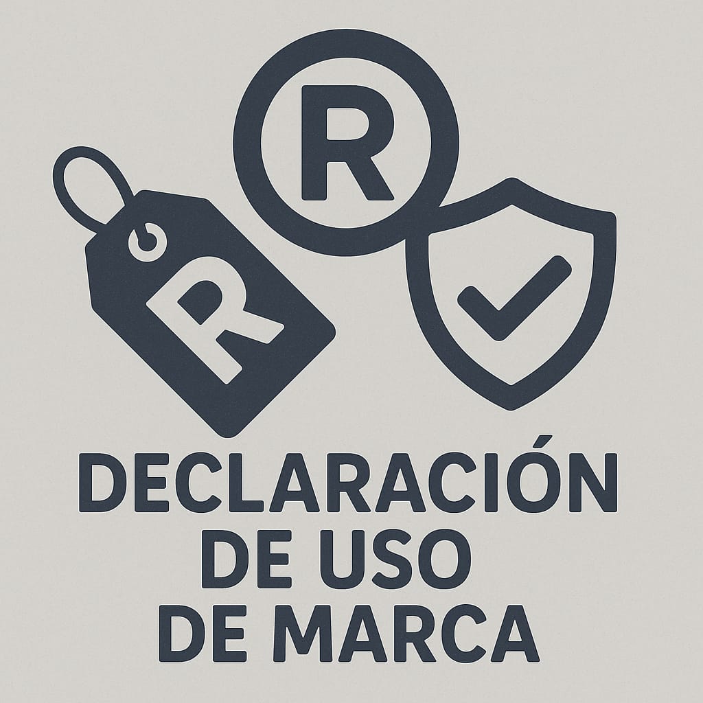 Declaración de uso de Marca