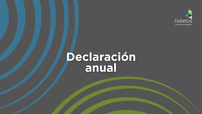 Declaración anual
